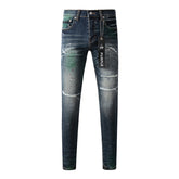 Purple Brand Jeans Pure Cotton High Street Trend